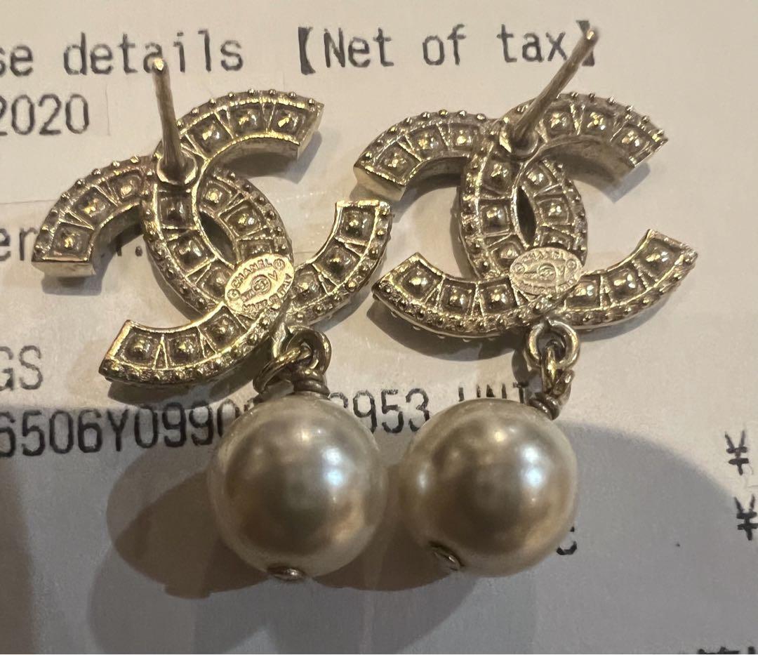 新品未使用 CHANEL パールピアス - メルカリ
