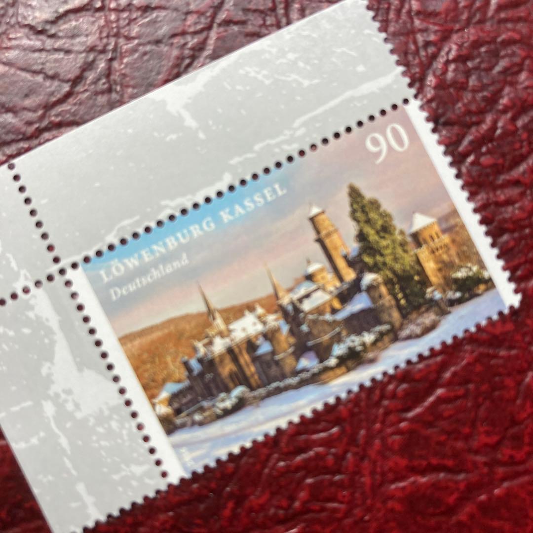 73161セール現品限　外国切手　ドイツ発行建築物風景1種揃