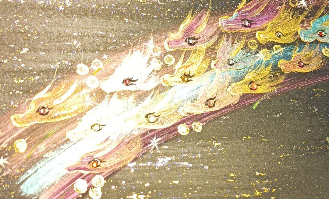 開運絵画　❀ライオンズゲート❀これだ！ 開運絵画 ❀ライオンズゲート❀龍の導き❀ - メルカリ