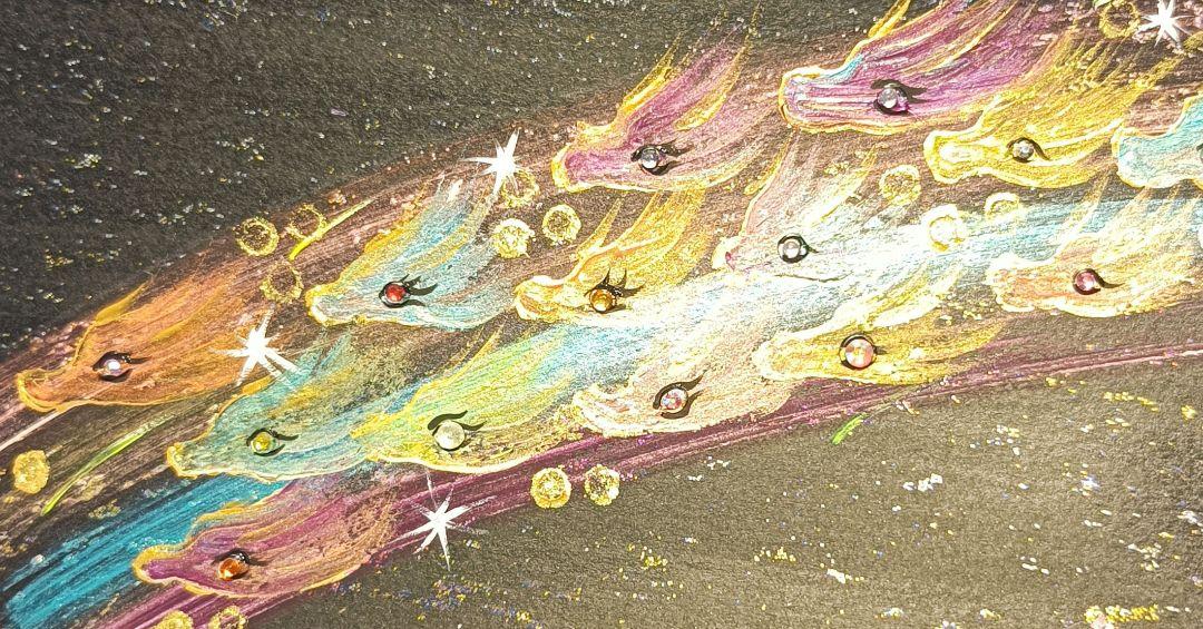開運絵画　❀ライオンズゲート❀これだ！ 開運絵画 ❀ライオンズゲート❀龍の導き❀ - メルカリ