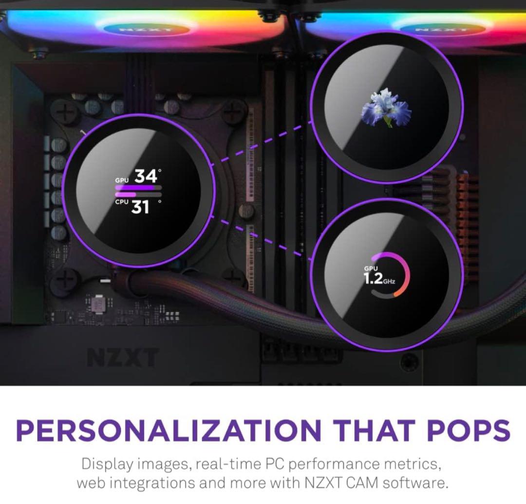 「新品」簡易水冷CPUクーラー NZXT KRAKEN 360 RGB