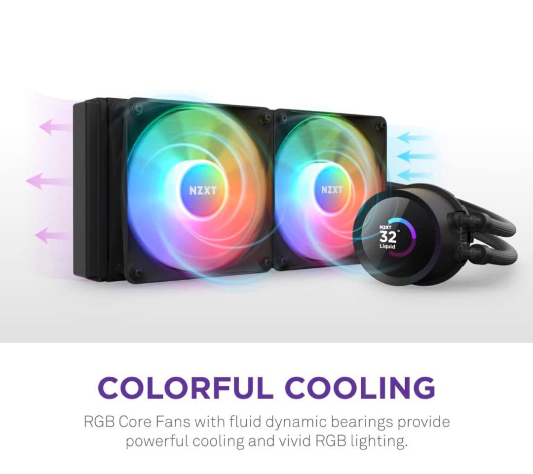 「新品」簡易水冷CPUクーラー NZXT KRAKEN 360 RGB