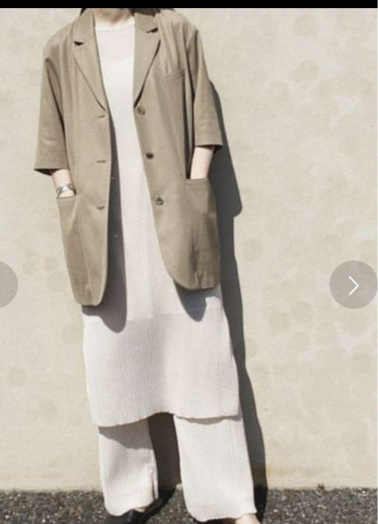 6（ロク）の「＜6(ROKU)＞SHORT SLEEVE SOFT JACKET/ジャケット