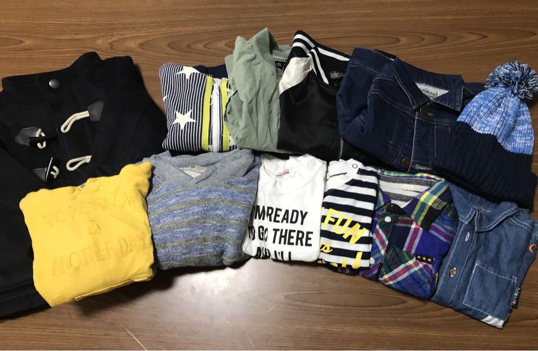 男の子　90  まとめ売り　子ども服　55点