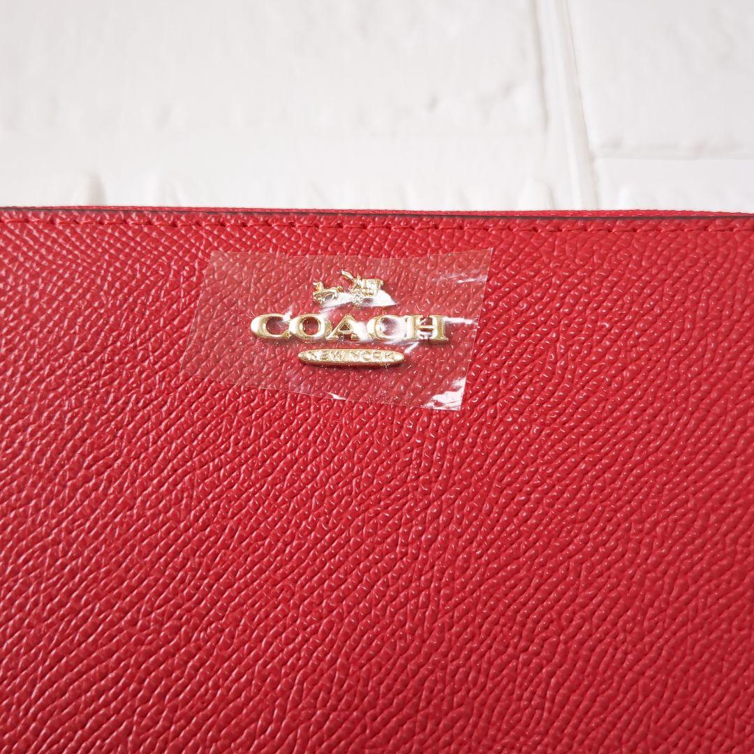 海外ファッションブランド通販サイト【公式】 新品未使用】COACH 長財布 H1483/52372 レザー 赤 レディース 小物