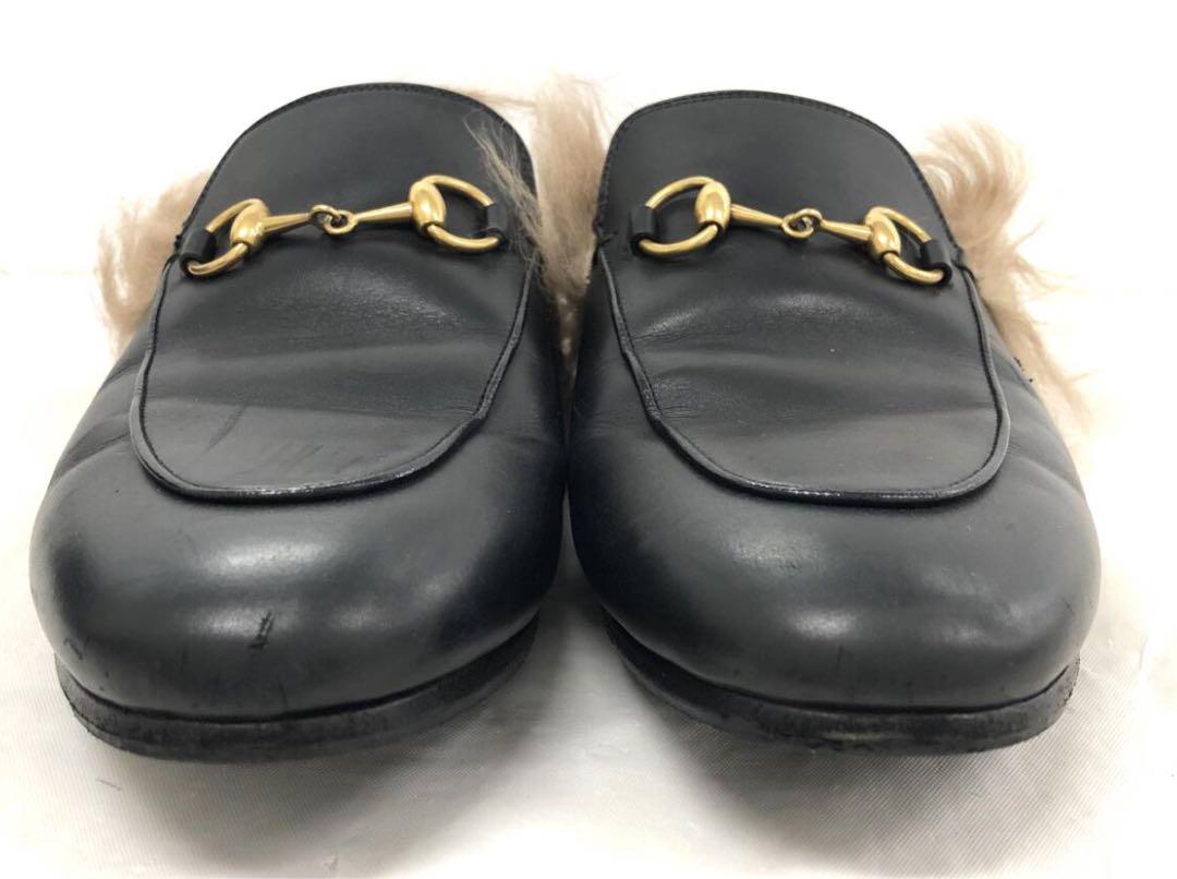 T02/116GUCCIグッチホースビットファープリンスタウンローファーUチップ