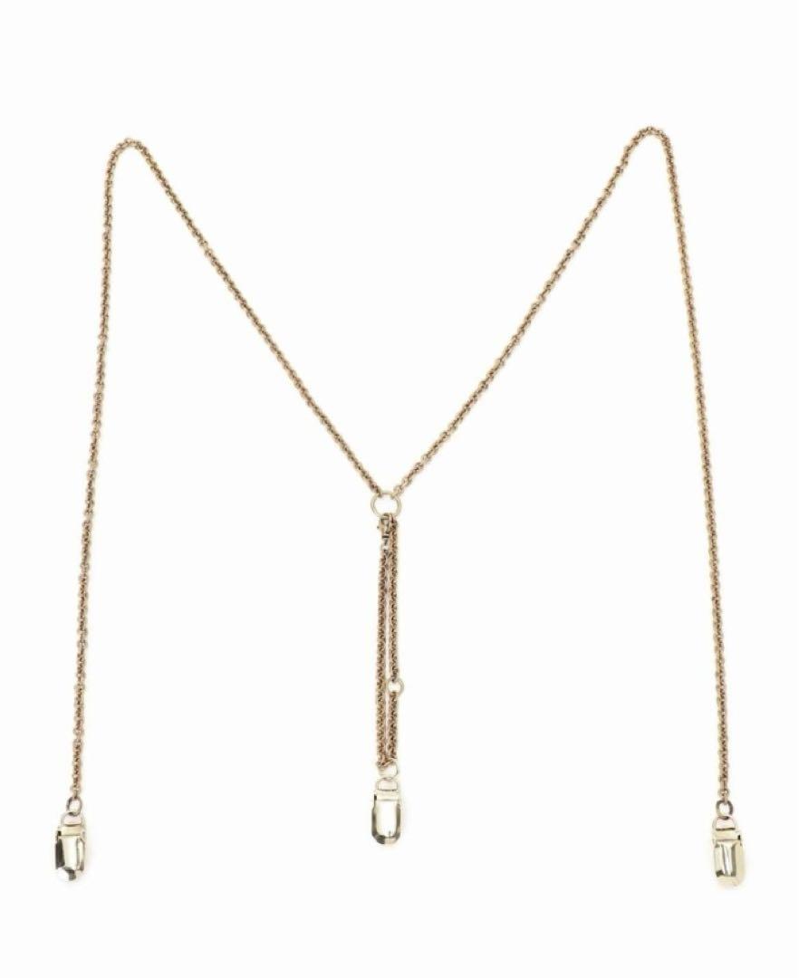 【新品タグ付き】Plage プラージュ chain サスペンダー