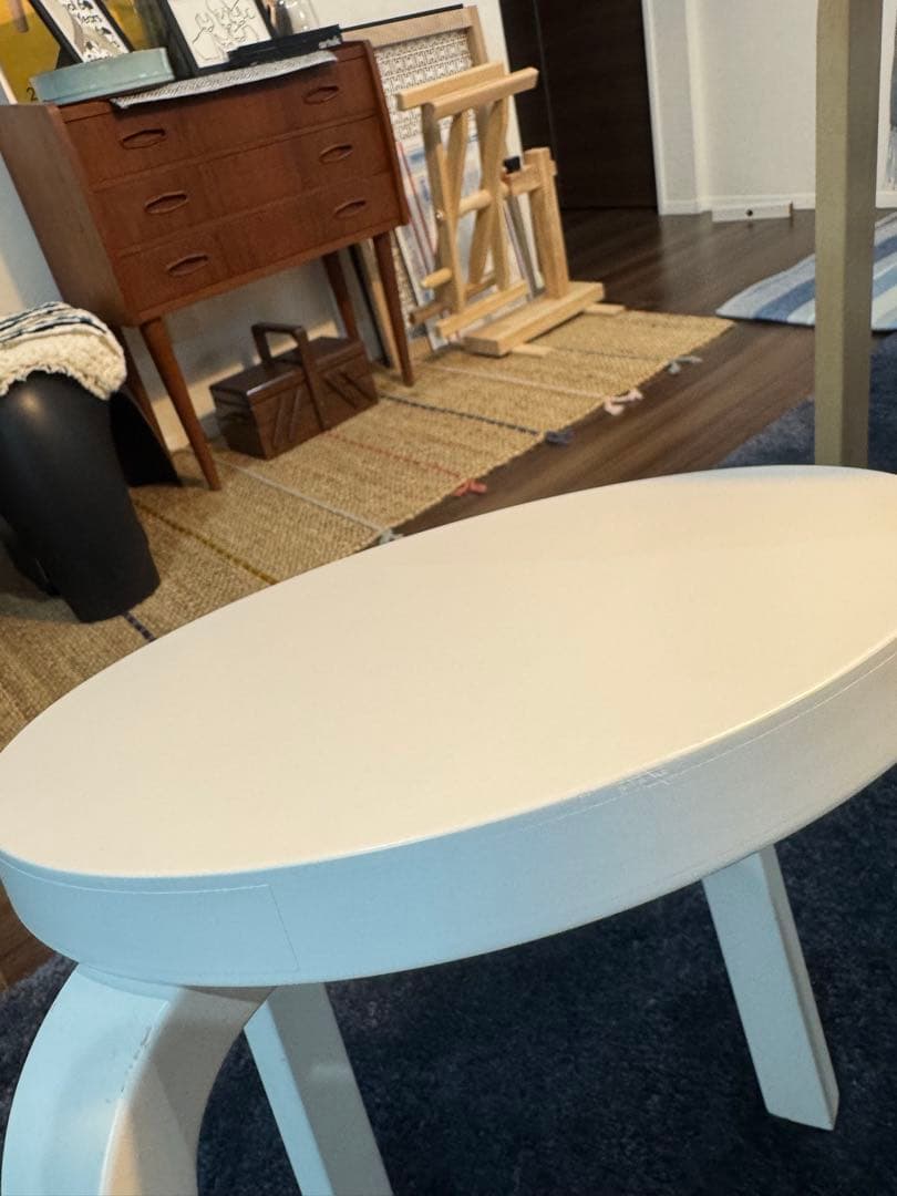 artek スツールE60 ホワイトラッカー 4本脚目立った傷や汚れなし MARWIL-DEMENAGEMENTS_CH