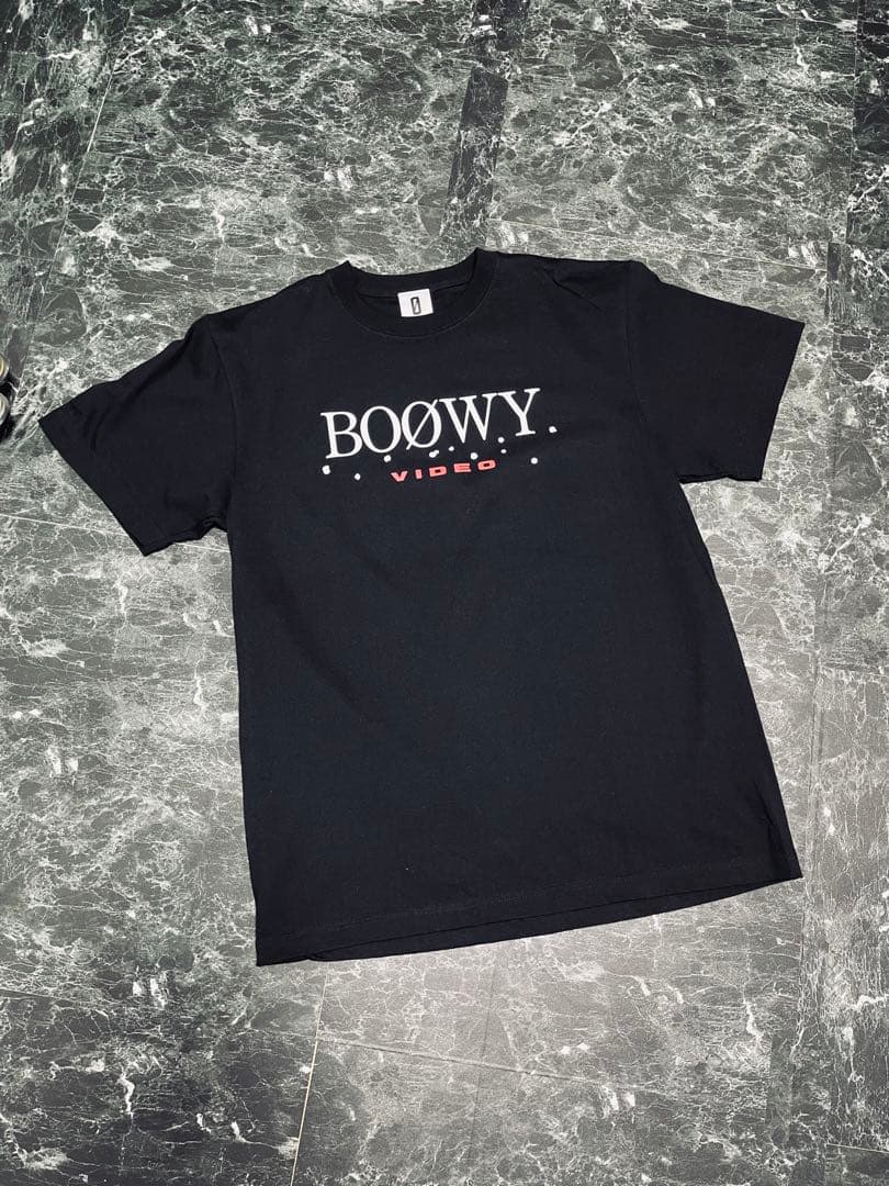 BOOWY 40周年 Tシャツ BOOWY プロモーション Tシャツ Lサイズ BOØWY結成40周年記念Tシャツ