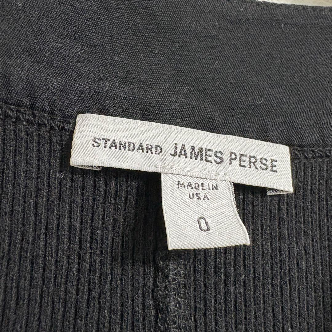 James Perse✨ヘンリーリブワンピース ブラック ワンピース