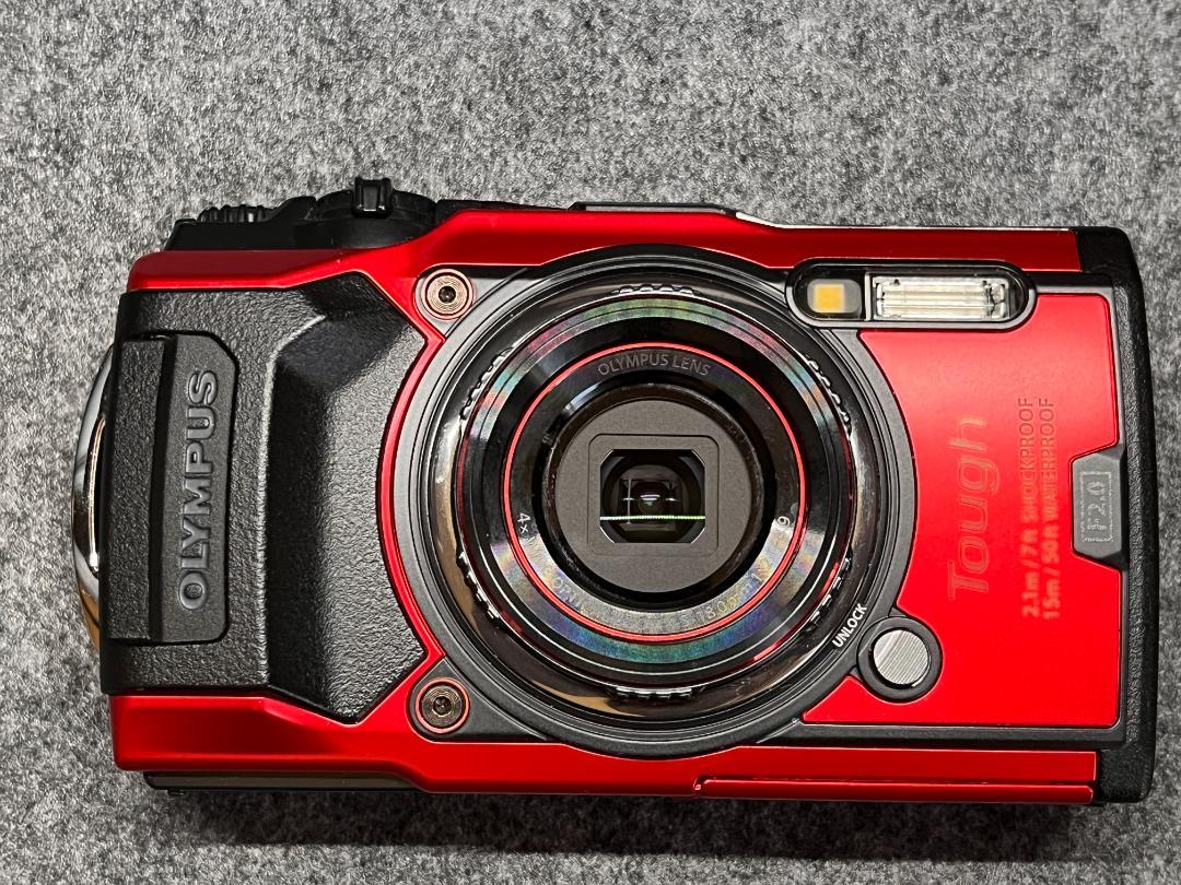 正規品販売！ □良品□ オリンパス OLYMPUS Tough TG-6 （レッド）♯0514 デジタルカメラ