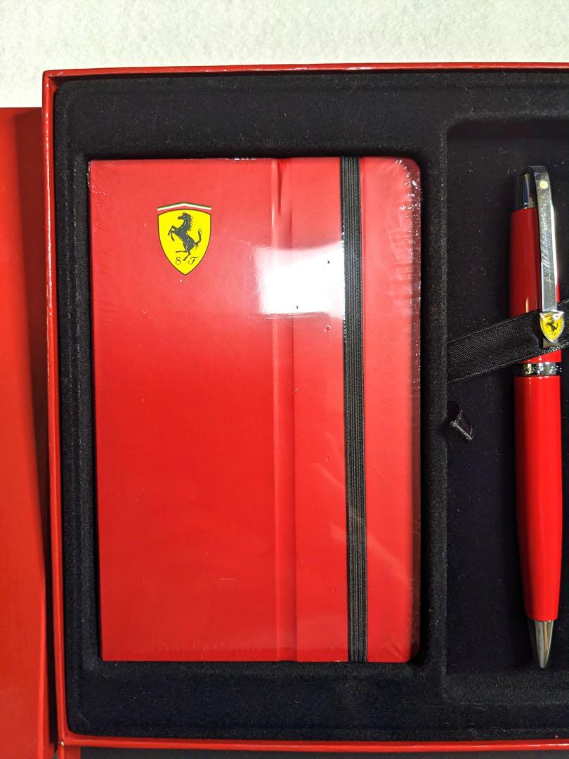 フェラーリ ボールペンとメモ帳のセット Ferrari