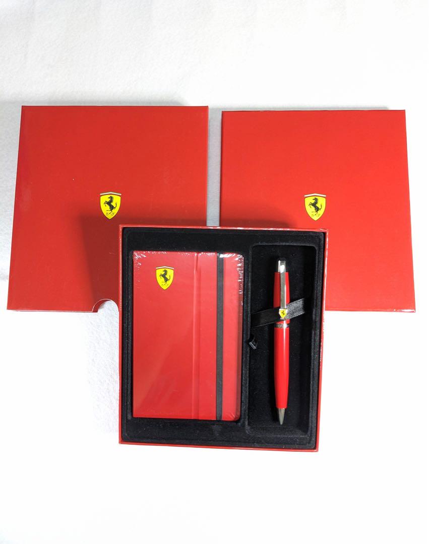 フェラーリ ボールペンとメモ帳のセット Ferrari