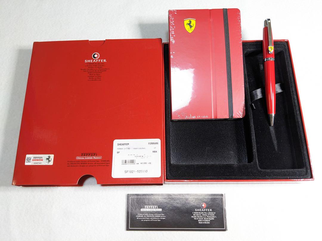フェラーリ ボールペンとメモ帳のセット Ferrari