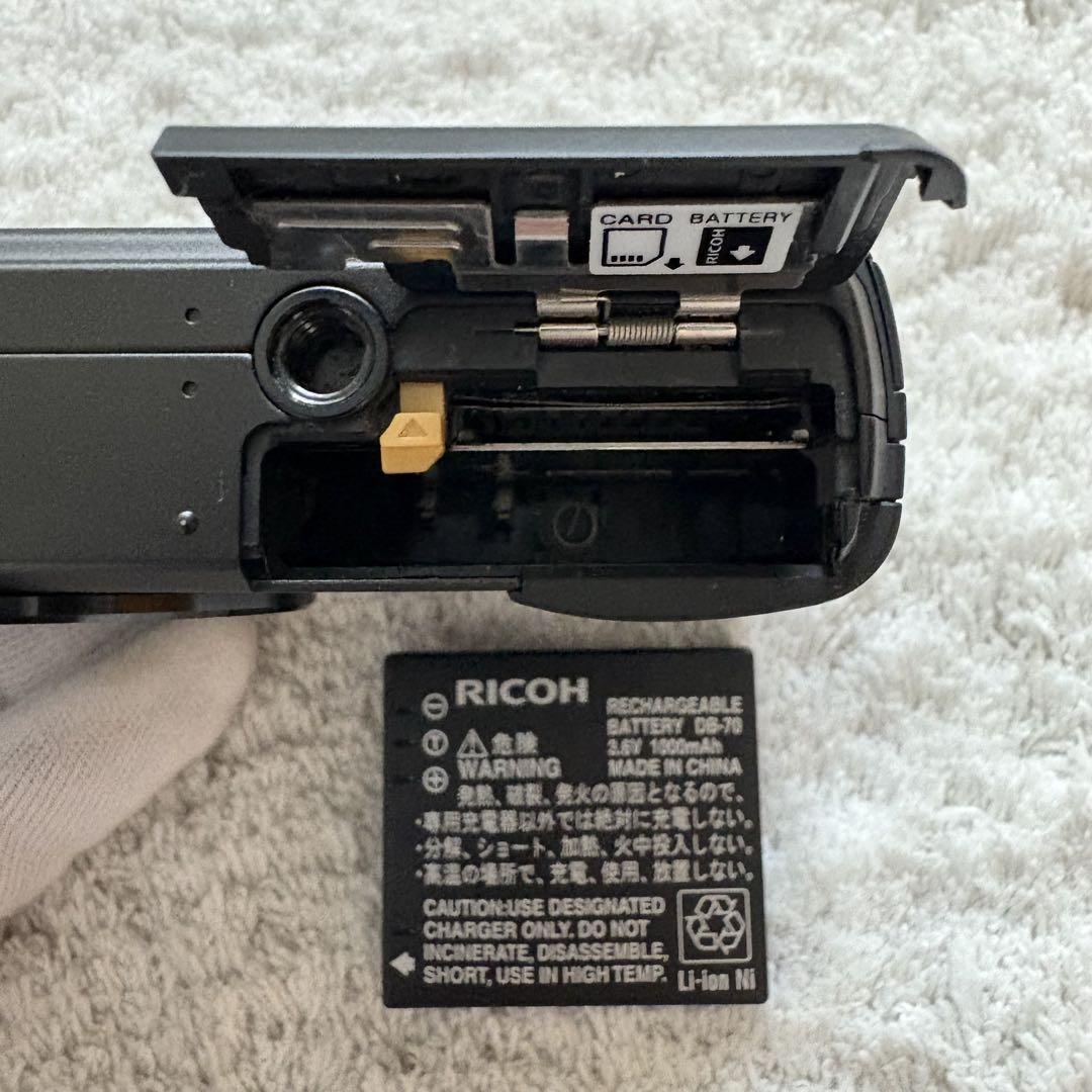 【動作確認済】RICOH リコー R8 ブラック レトロコンデジ ブラック 箱付