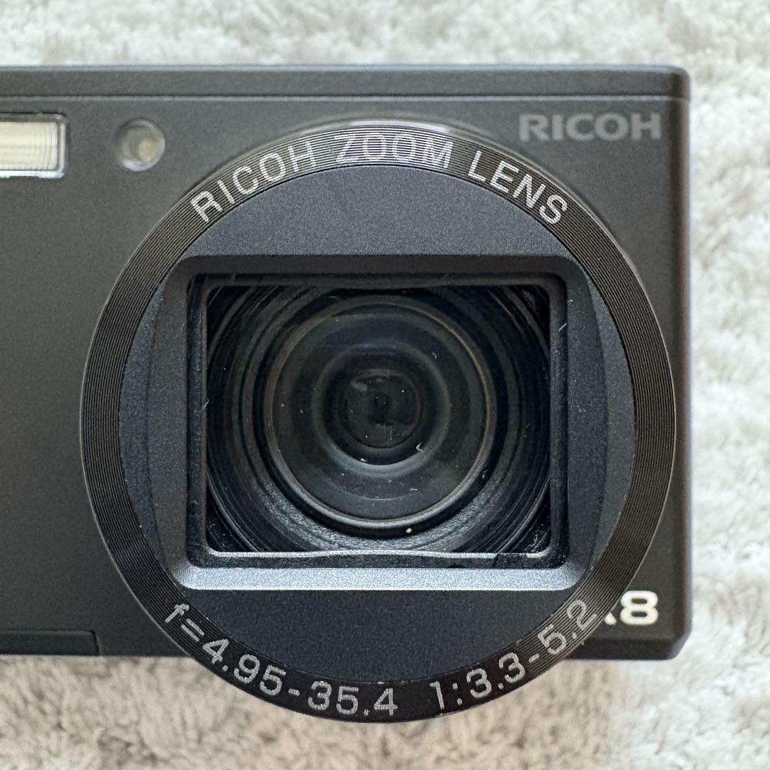 【動作確認済】RICOH リコー R8 ブラック レトロコンデジ ブラック 箱付