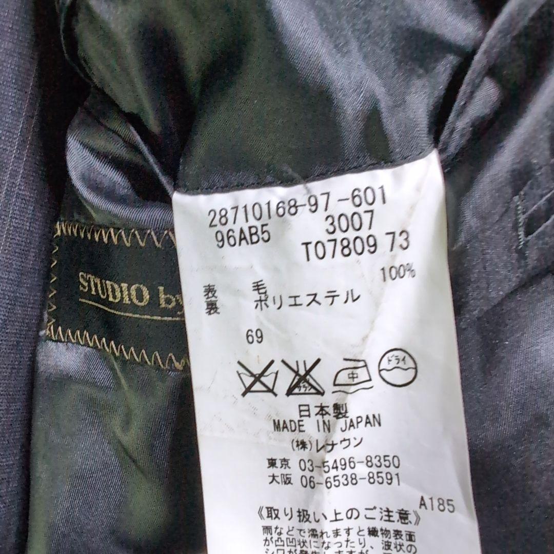 極美品✨️ダーバン　ウインドウペンチェック　チャコール　L　ストレッチ　おしゃれ