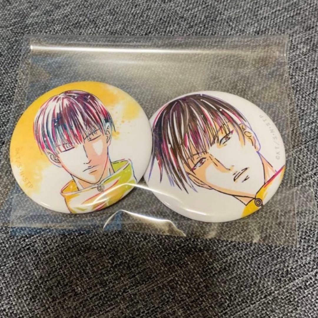 テニプリ ナンジャ缶バッジ 柳蓮二 新テニスの王子様 柳蓮二 缶バッジ 4個 まとめ売りセット - メルカリ