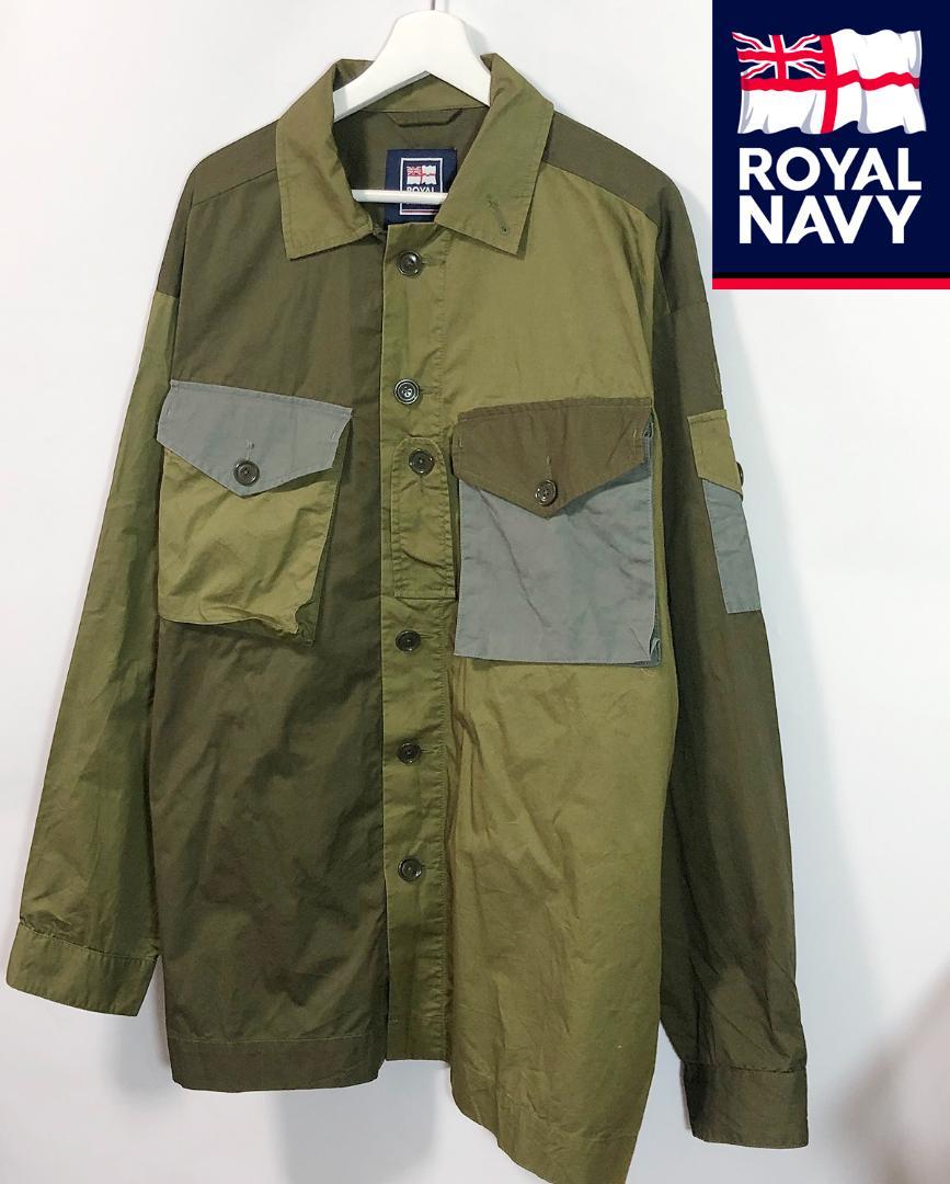 ロイヤルネイビー/イギリス軍 再構築 ドッキング ミリタリーシャツ ジャケット