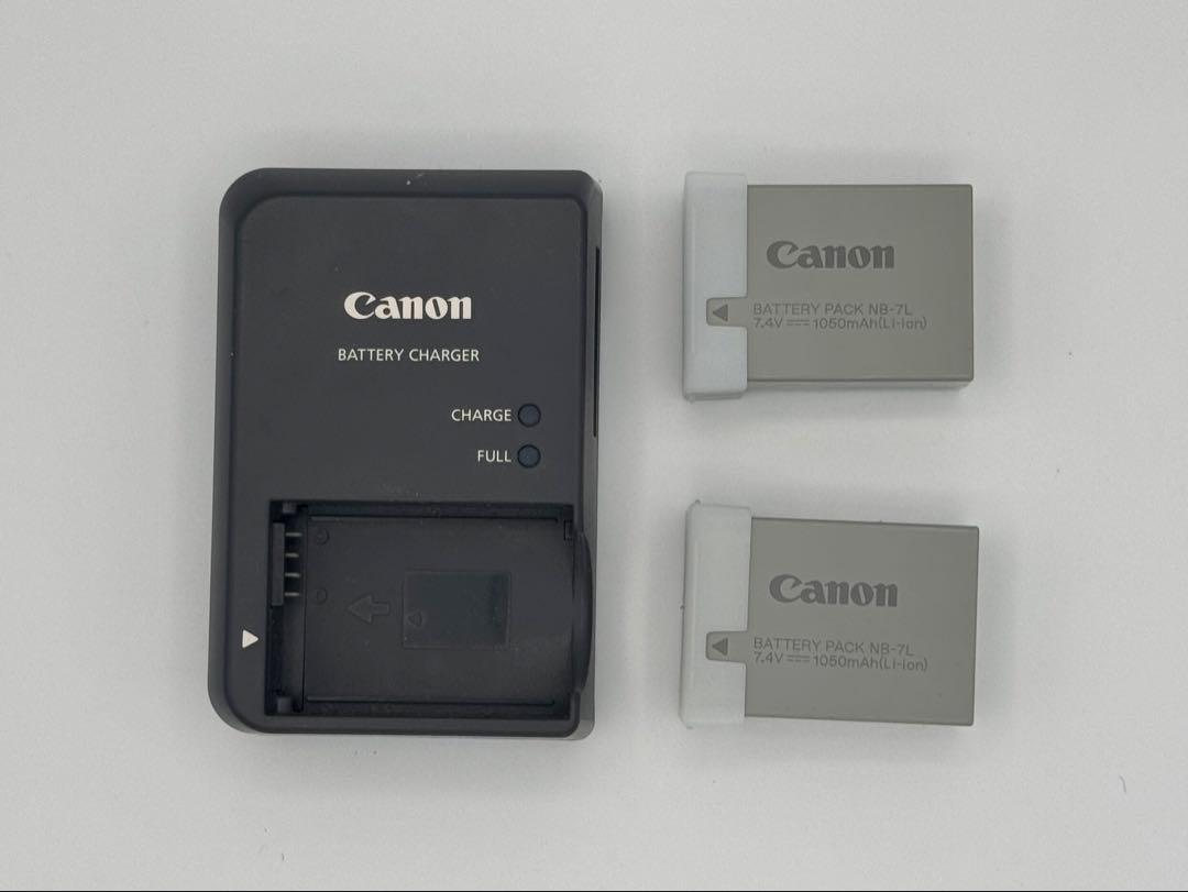 CANON PowerShot G12 純正ケース予備バッテリー付きデジカメ