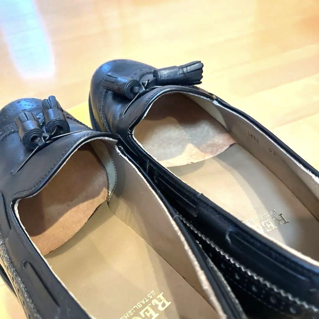 リーガルREGALタッセルローファー ウイングチップ 25センチ