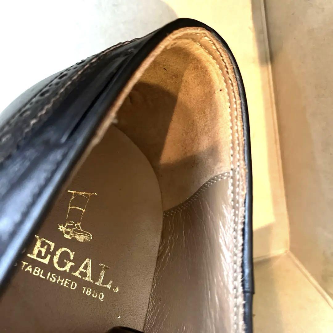 リーガルREGALタッセルローファー ウイングチップ 25センチ