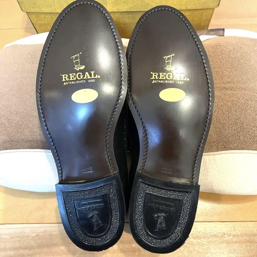 リーガルREGALタッセルローファー ウイングチップ 25センチ