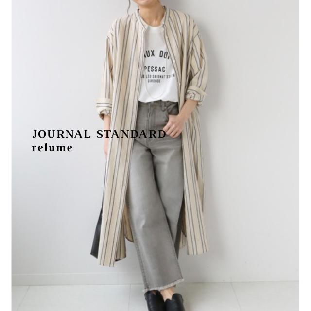 JOURNAL STANDARD relume 長袖ワンピース　シャツワンピ