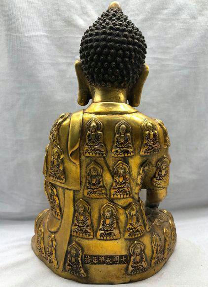 Tama5様 専用 旧家蔵出 如來仏像 純銅製 時代物 アンティーク