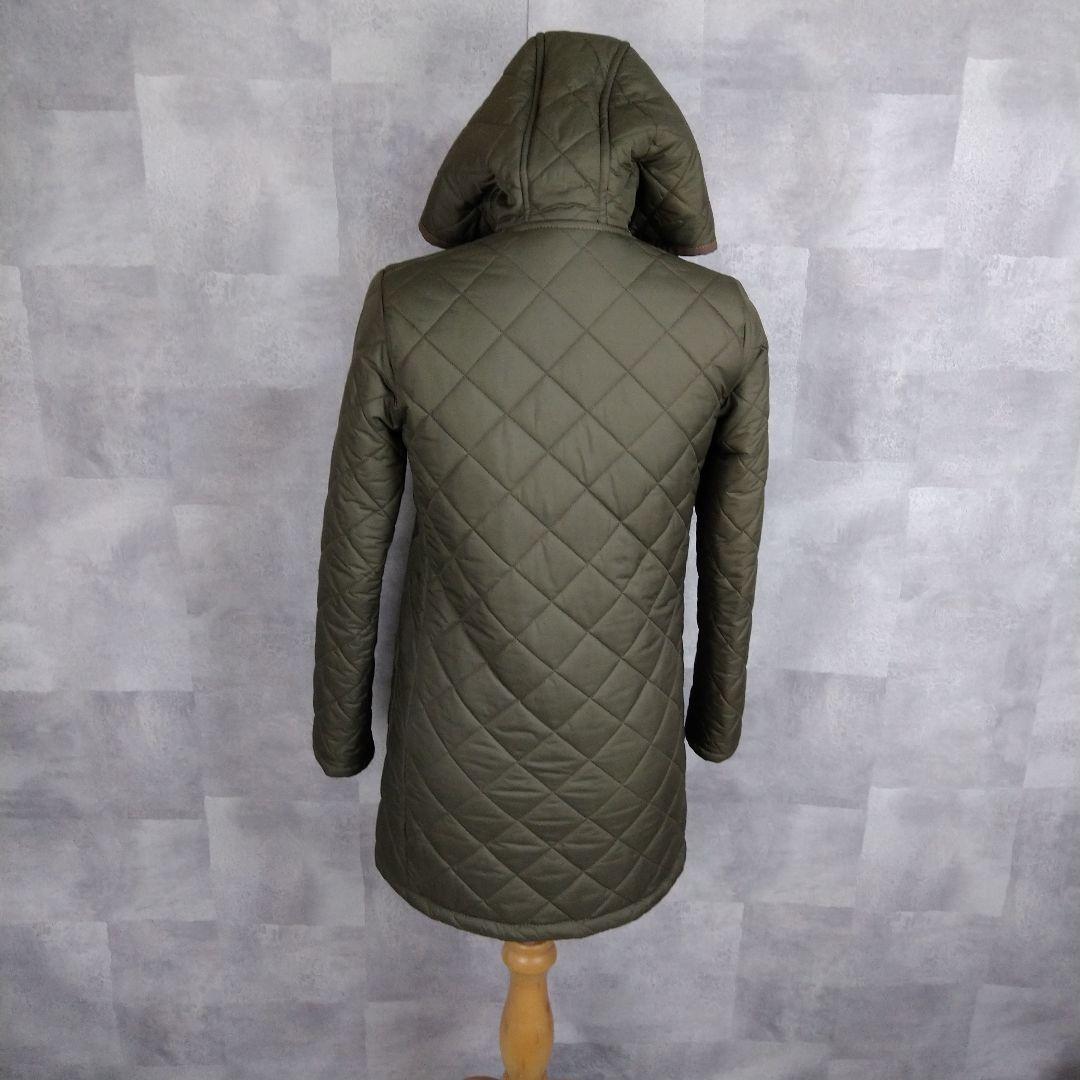 マッキントッシュ 裏地ボアキルティングロングコート黒36