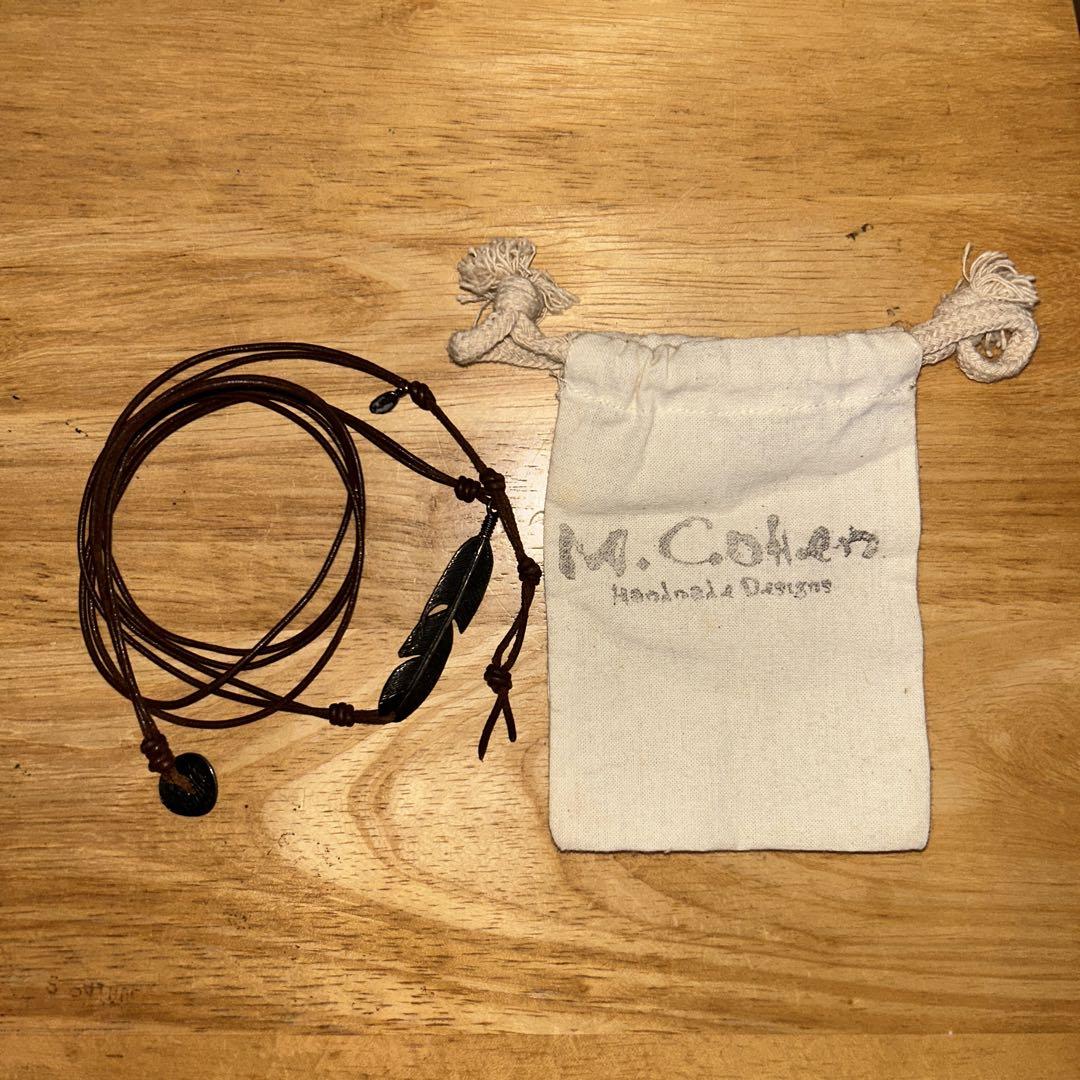 M.Cohenのフェザーブレスレット