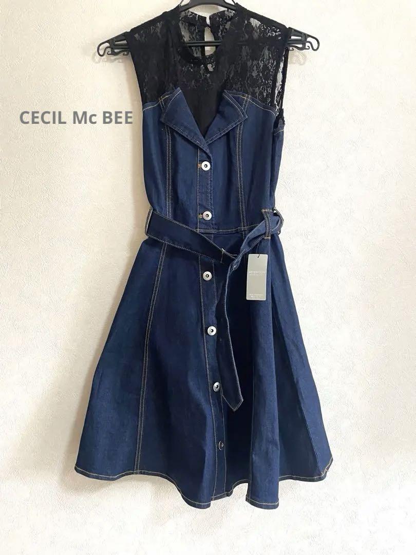 CECIL Mc BEE デニムレース　ワンピース 1,680円