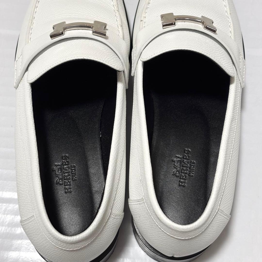 HERMES コンスタンス金具ローファー