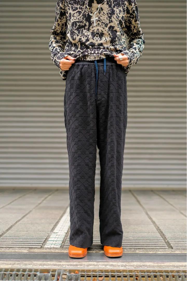 【MASU】CLOVER PILE EASY PANTS