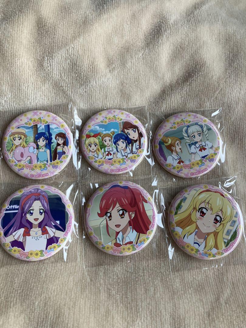 アイカツ　イオン限定　缶バッジ　コンプリート