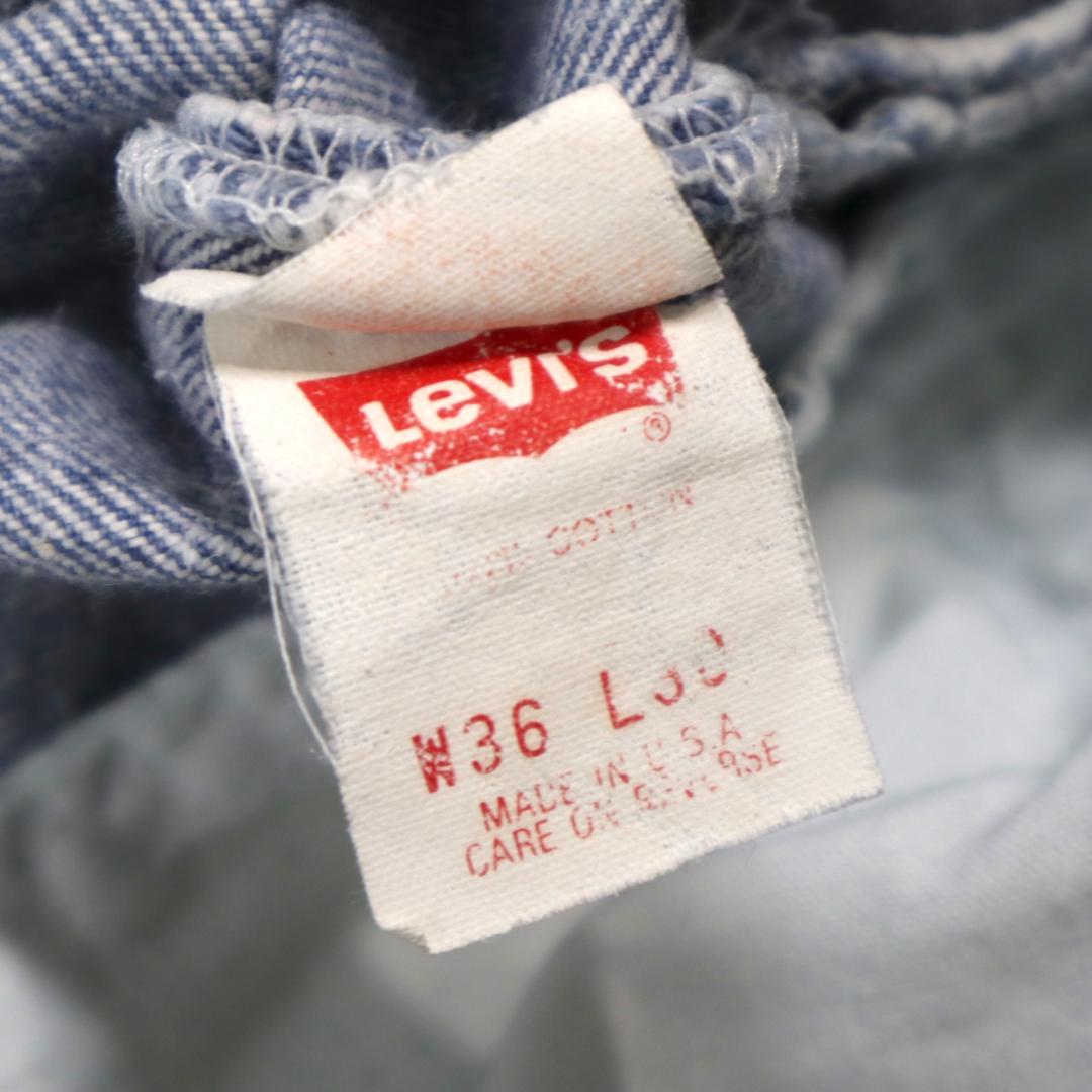 ヒゲ USA製 90s Levi's 501 リーバイス ブルー デニム パンツ