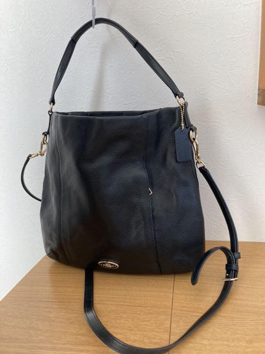 ショルダーバッグコーチブラック黒