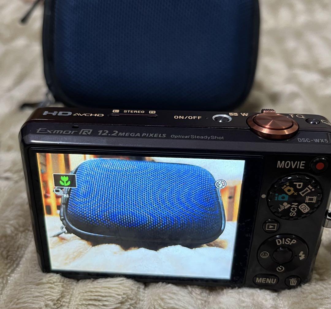 デジカメハードケース付きSONY Cyber shot DSC-WX5 ブラウン デジカメハードケース付きSONY Cyber shot DSC-WX5 ブラウン