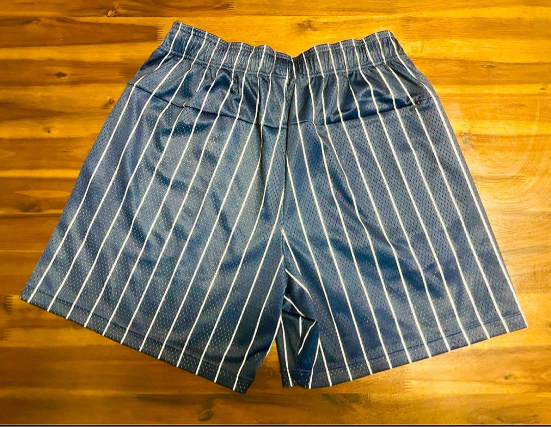 ballaholic Stripe Mesh Zip Shorts ブルー 貴重 - メルカリ