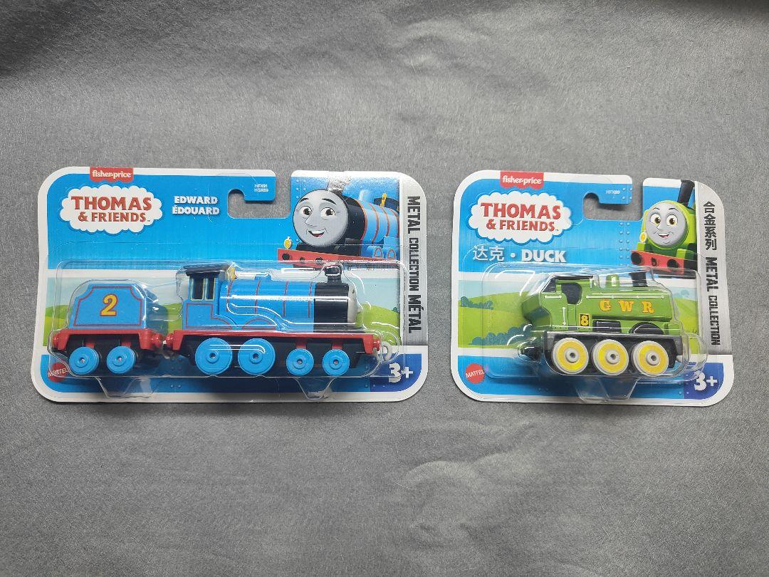 トーマスダイキャスト　エドワードとダック　PushAlong