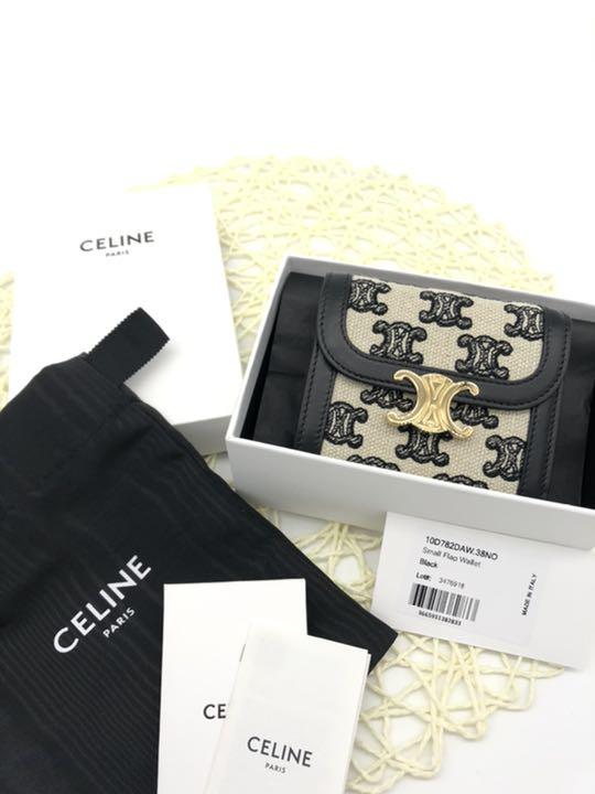 2022?新作】 CELINE♦︎ 三つ折り 刺繍入り ウォレット トリオンフ