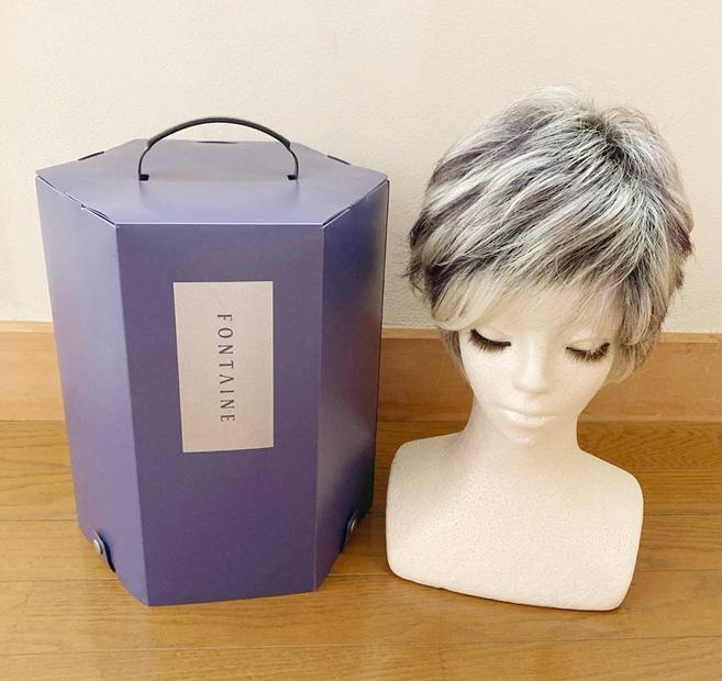 フォンテーヌ プラチナカラー 紫メッシュ入りショート - メルカリ