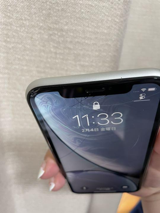 2022限定SALE iPhone XR White 128 GB au 画面割れ xUueI-m79146462875 正規店通販
