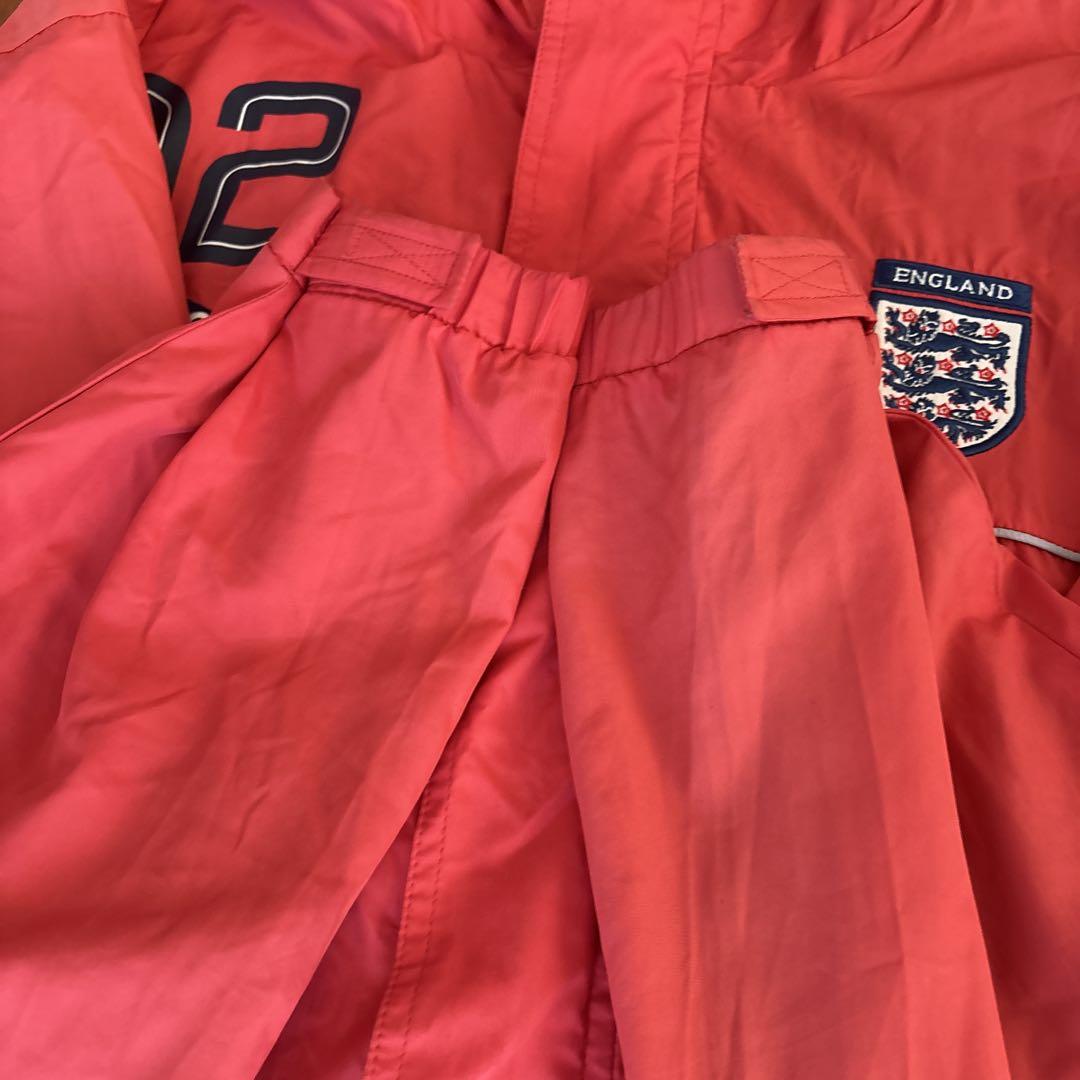【正規】希少　アンブロ90s〜00s　イングランド　ナイロンジャケット　サッカー 希少 90s アンブロ イングランド代表 ナイロンジャケット L