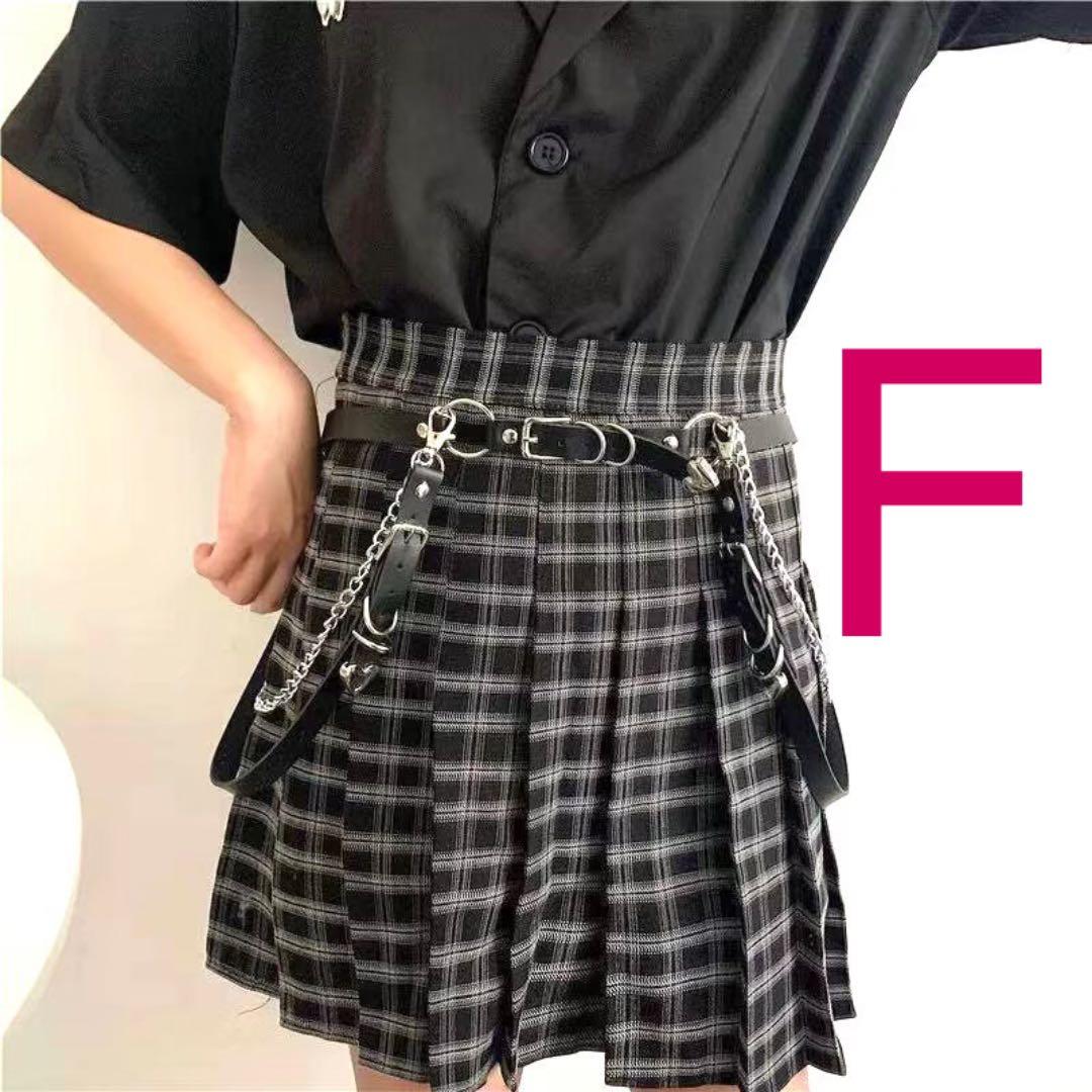 コスプレ ベルト 病みかわ モード 地雷系 量産型 ワンピース パンク ロック メルカリ