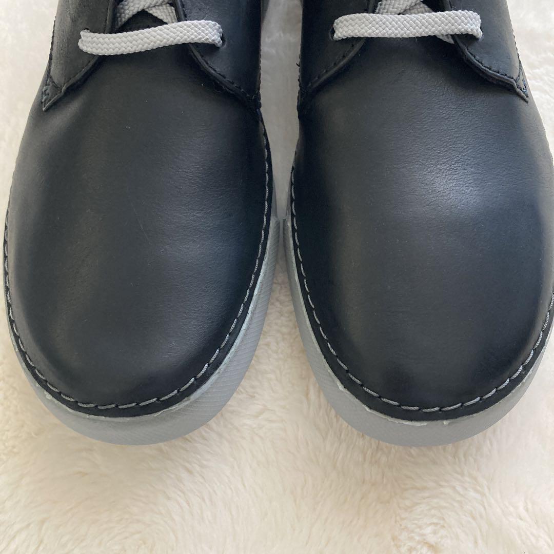 新品！Clarks クラークス レザースニーカー 軽量 27.5㌢