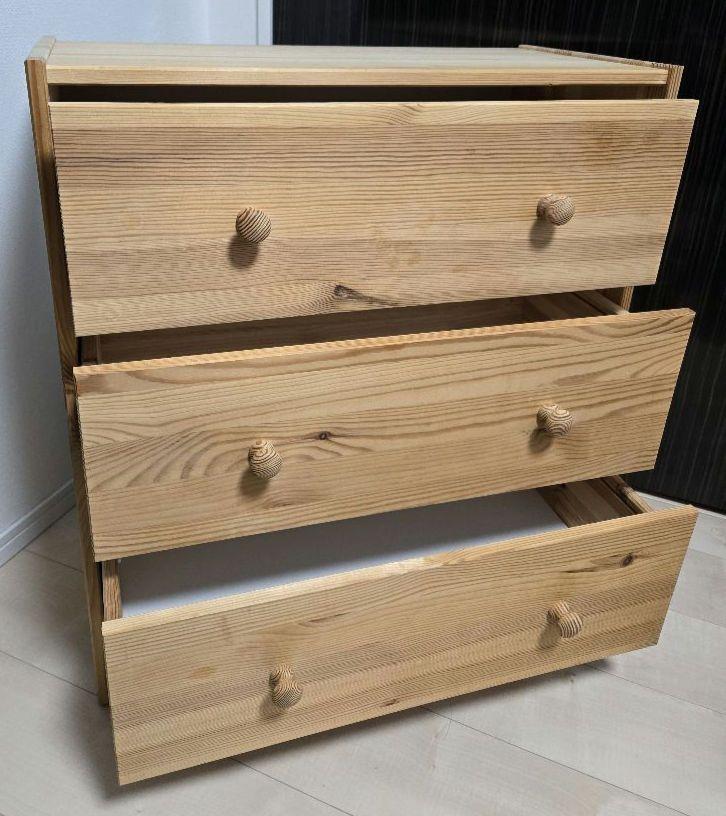 IKEA RAST 3段チェスト