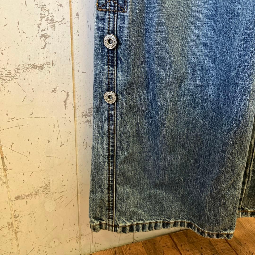 7.25 イェシカ デニムオーバーオール ルーズフィット ワークウェア 古着