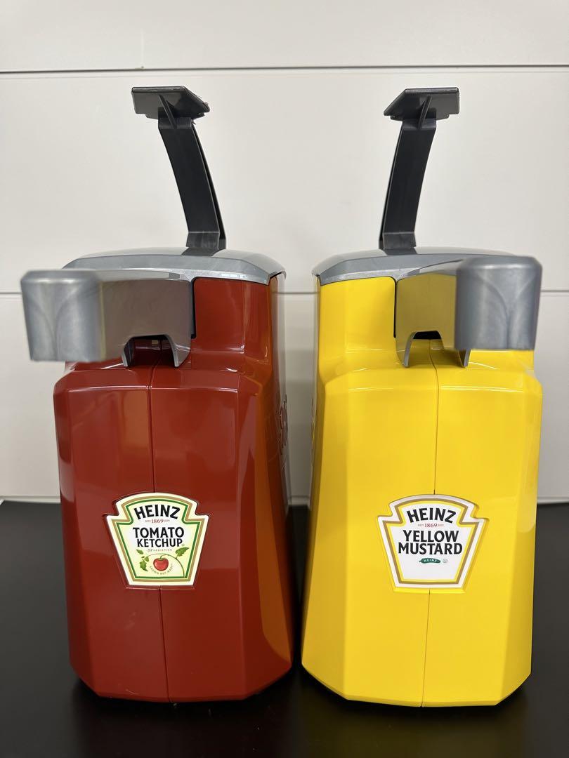 【HEINZ】ハインツ ケチャップ マスタード ディスペンサー
