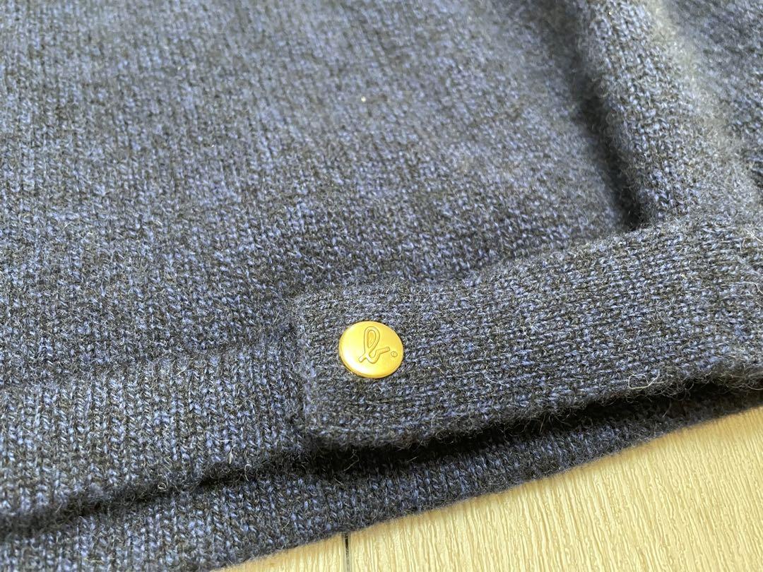 アニエスベー コレクション カシミヤ100 ジップカーディガン 美品 SEW7 CARDIGAN OBENTO カーディガンプレッション ｜agnès b